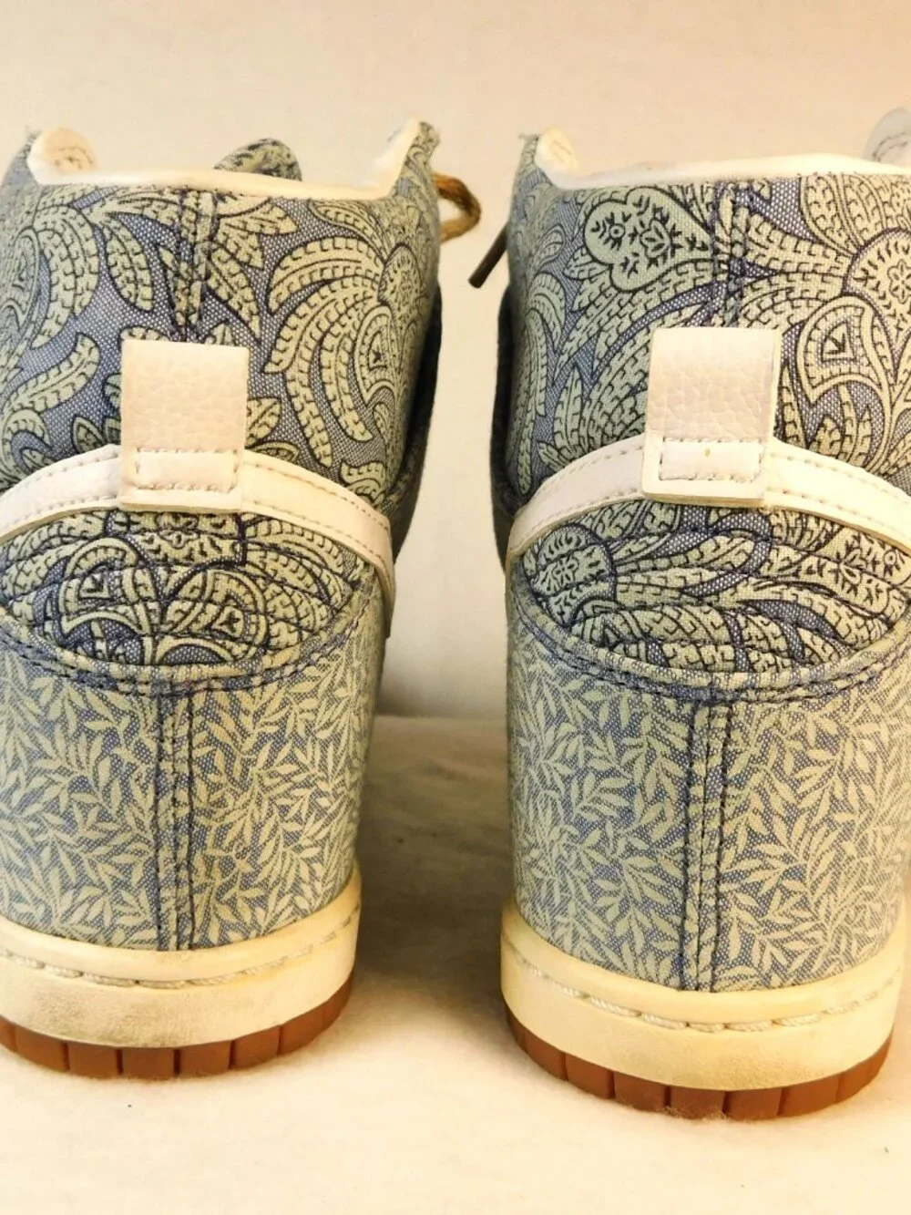Nike Dunk Sky Hi Blue Recall Liberty of London Women's Size 8.5 Shoes 529040-401